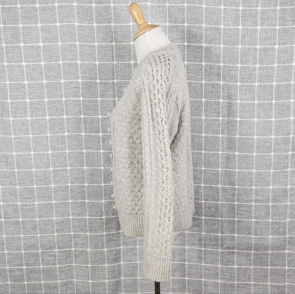 J. Crew Popcorn cable-knit sweater - Picture 4 of 7